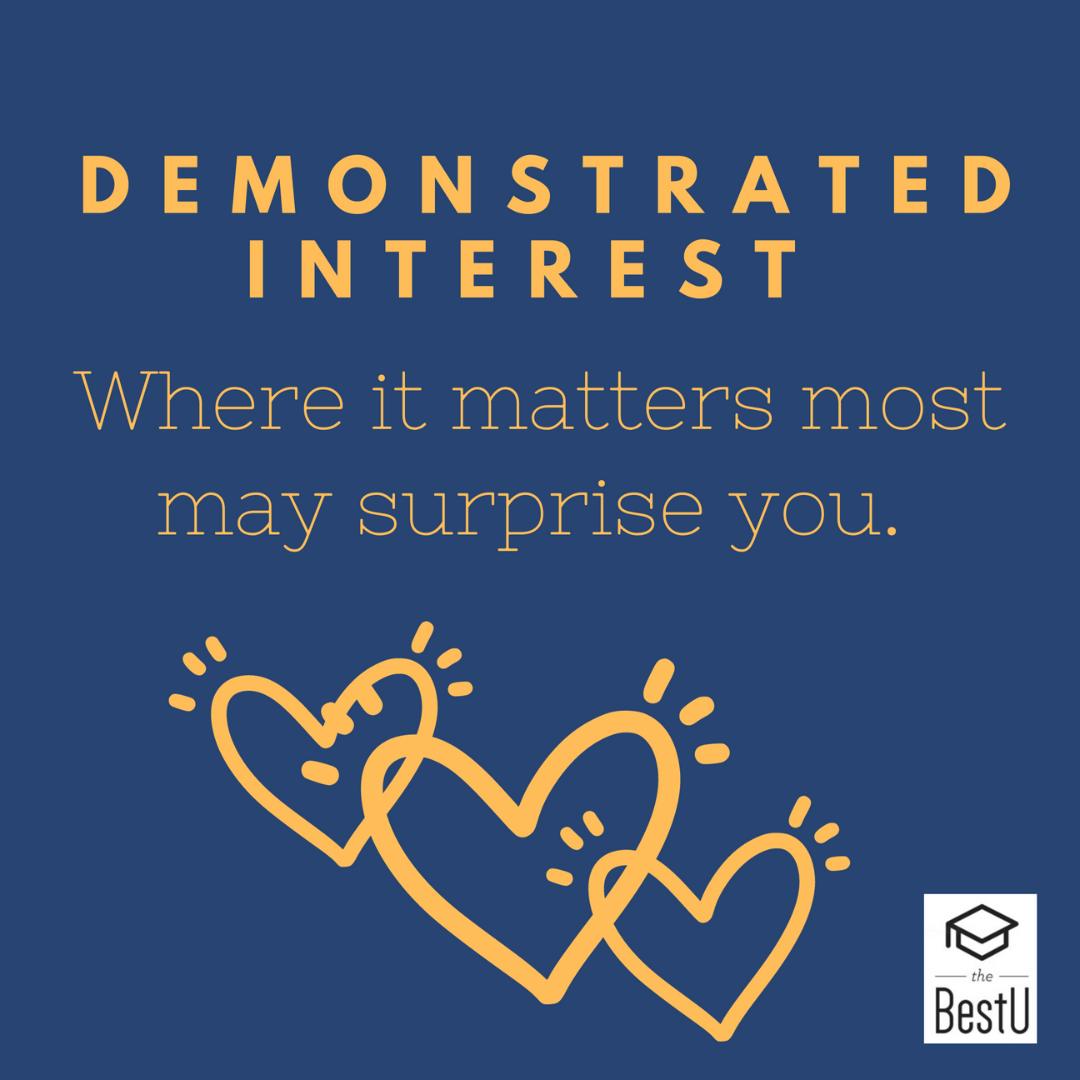 Demonstrated Interest: Where It Matters Most May Surprise You 